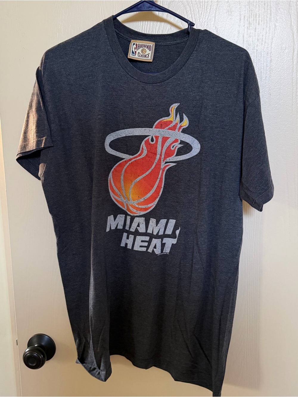 Vintage Miami Heat Charcoal Short Sleeve Tee